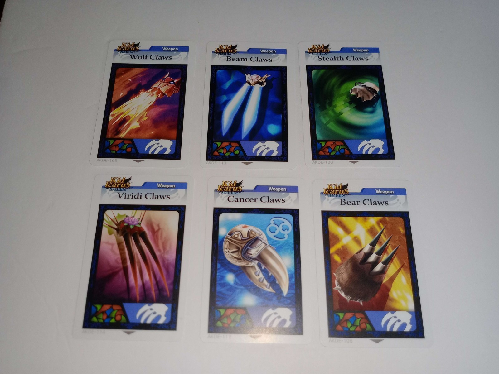 Nintendo 3DS Kid Icarus Uprising AR Cards Lot 32 Count Excellent Condition