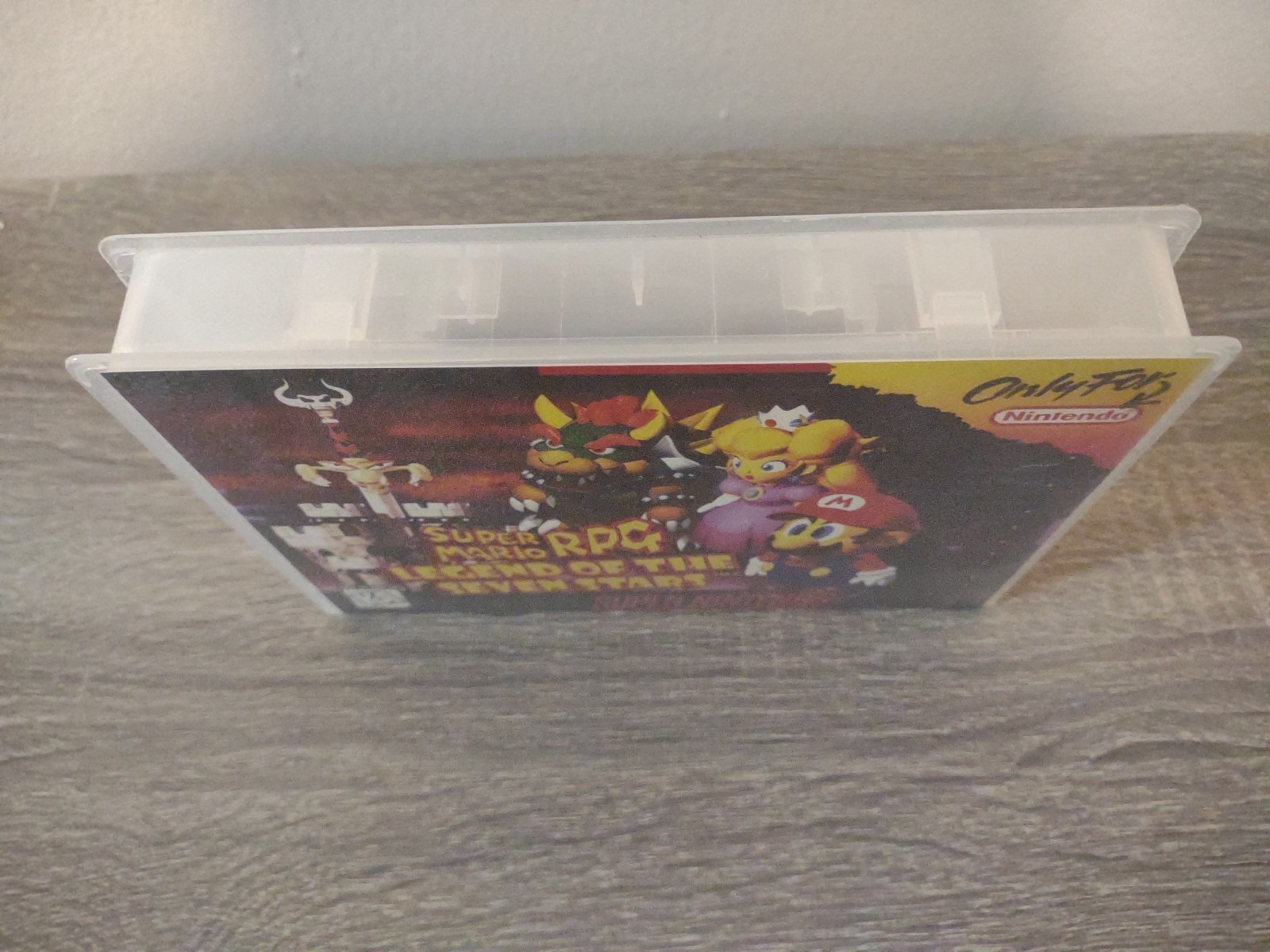 Super Mario RPG SNES – Authentic Cart & Original Insert – Rare EA Protect-Q Case
