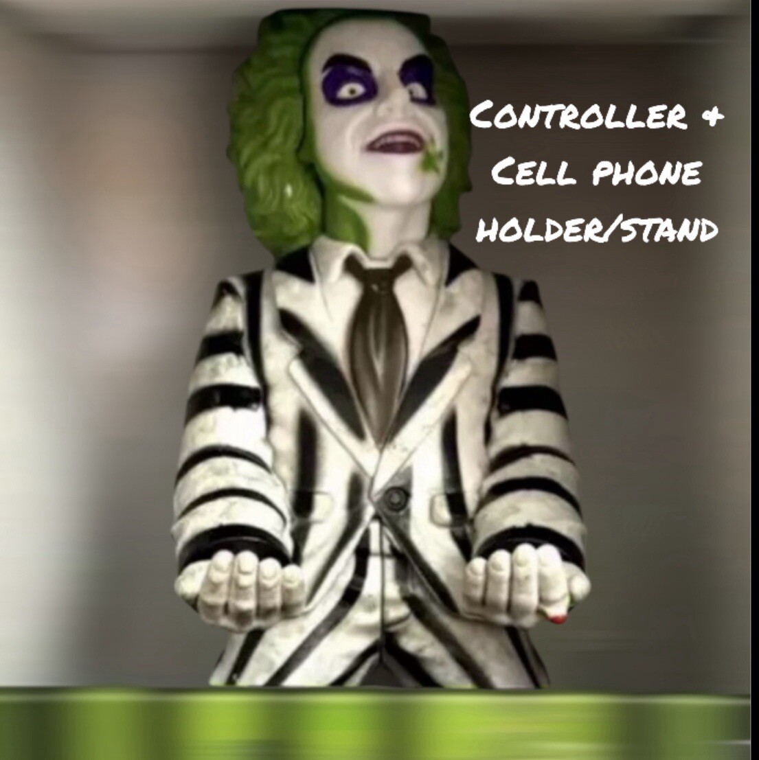 Beetlejuice Cable Guys Controller Phone Holder Stand & Shirt BUNDLE New Gaming