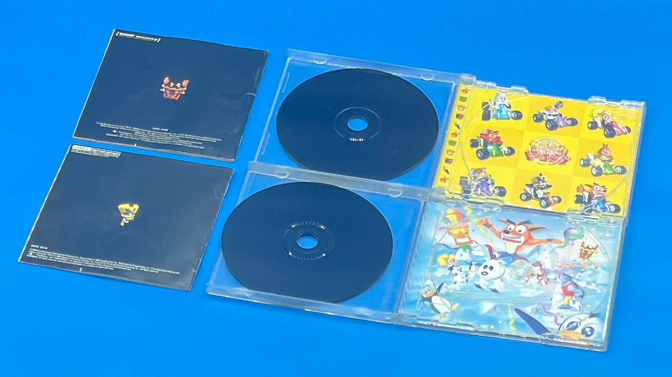 Lot 10 PS1 PS2 Crash Bandicoot 1 2 3 4 Carnival + BOOK Set Sony Playstation jp