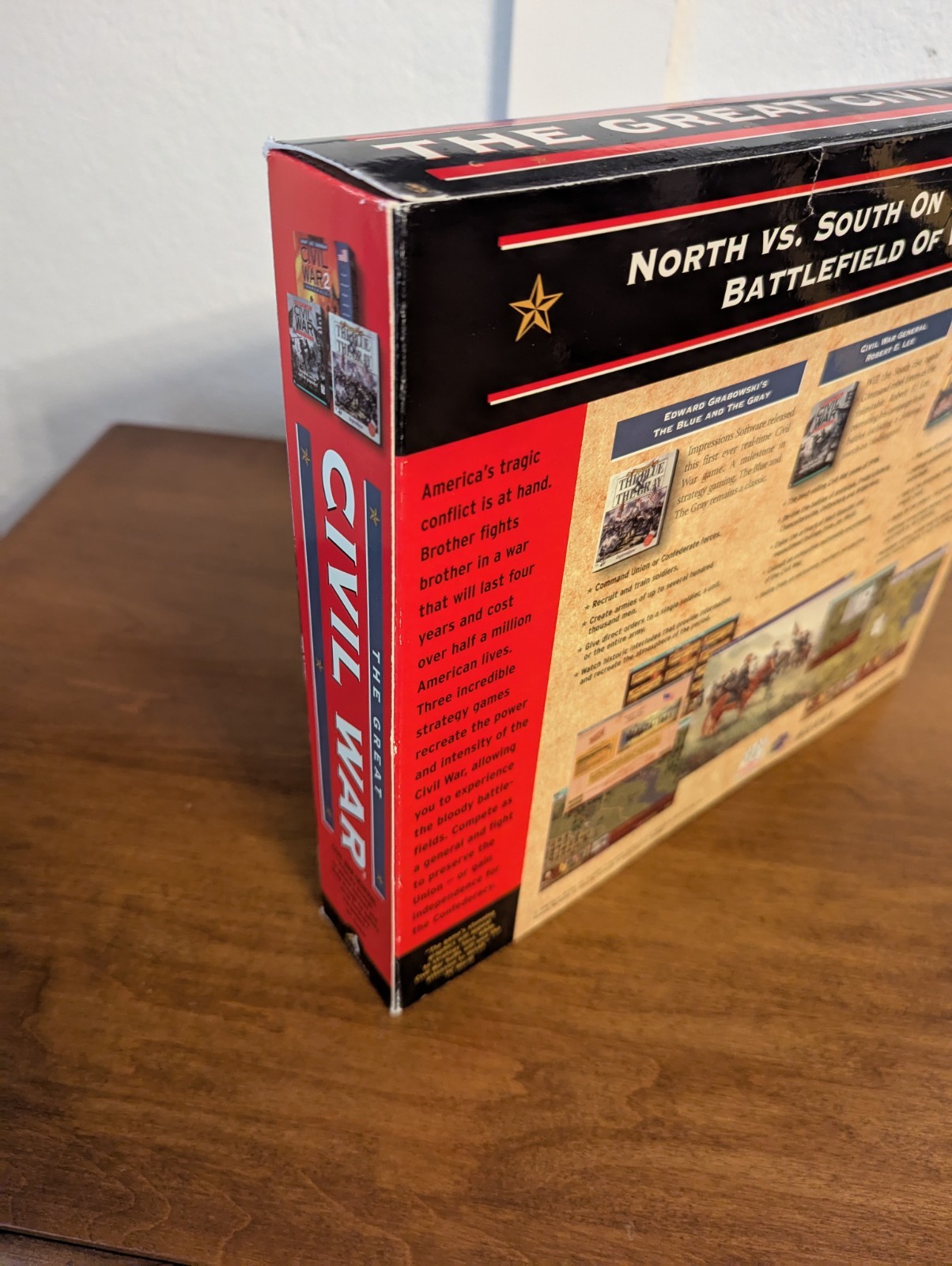 The Great Civil War: Civil War Strategy Series (1998, Sierra Big Box) – CIB