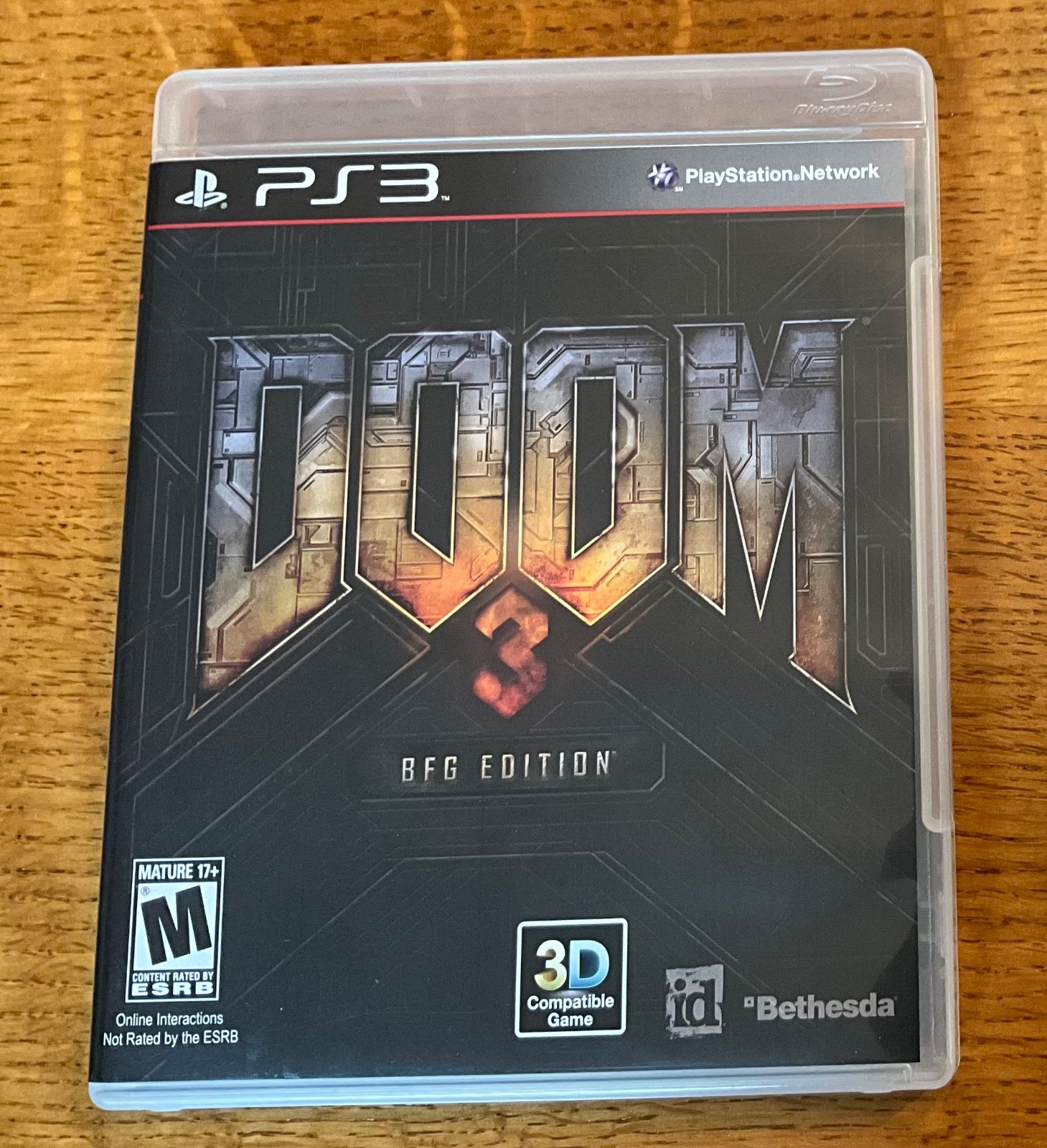 DOOM 3 BFG Edition PS3 Excellent Condition Complete w/ Manual & Case PLAYED ONCE