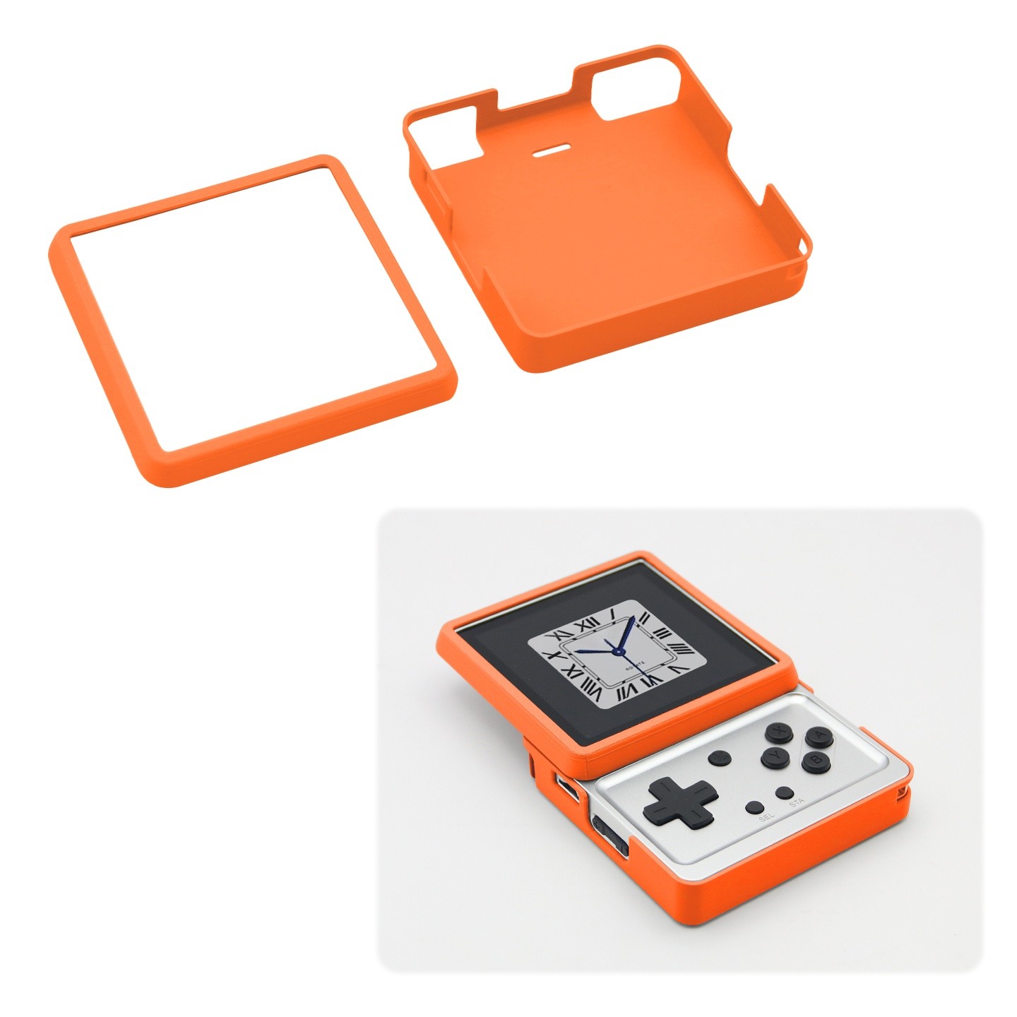 For ANBERNIC RG Rotate Gaming Console PLA Protective Case Dust proof Accessory
