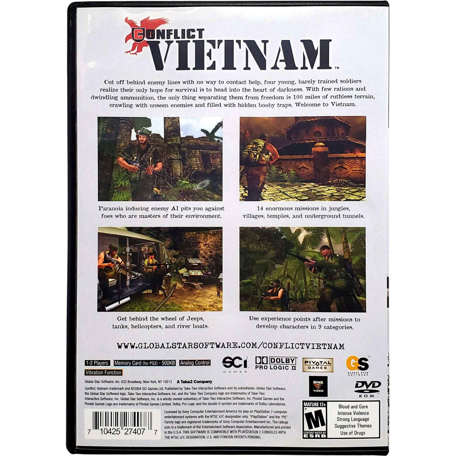 Conflict Vietnam – Sony Playstation 2 PS2 Pristine Tested 1Y Guarantee