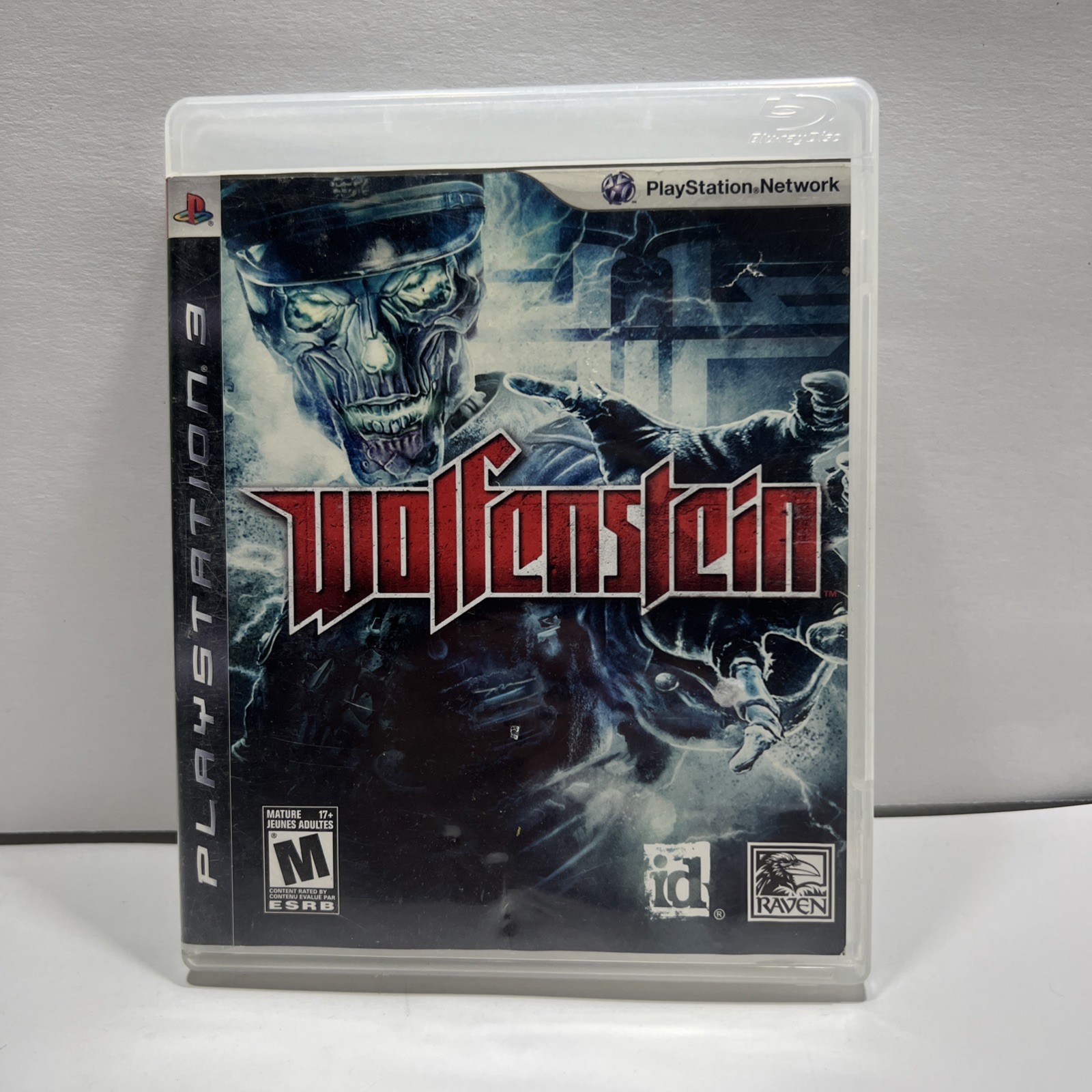 Wolfenstein PS3 game (Sony PlayStation 3, PS3, 2009) No Manual