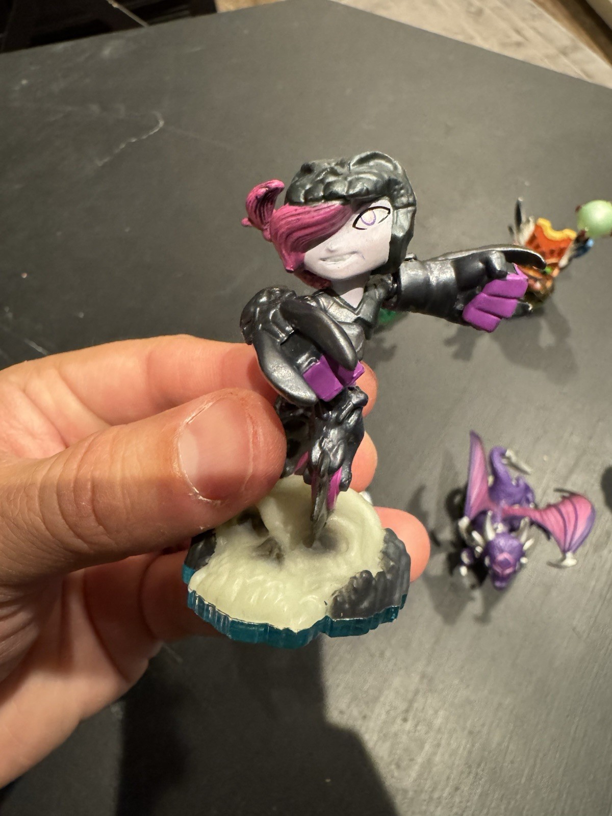 Skylanders Mixed Lot 6 – Stealth Elf Dark Spyro Cynder Slam Bam Roller Brawl Mag