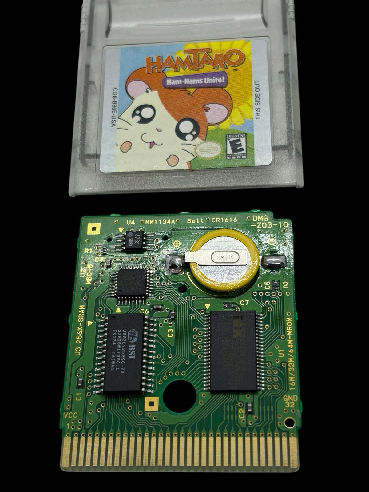 Hamtaro: Ham-Hams Unite (Nintendo Game Boy Color-GBC-TESTED-NEW BATTERY-NICE!!
