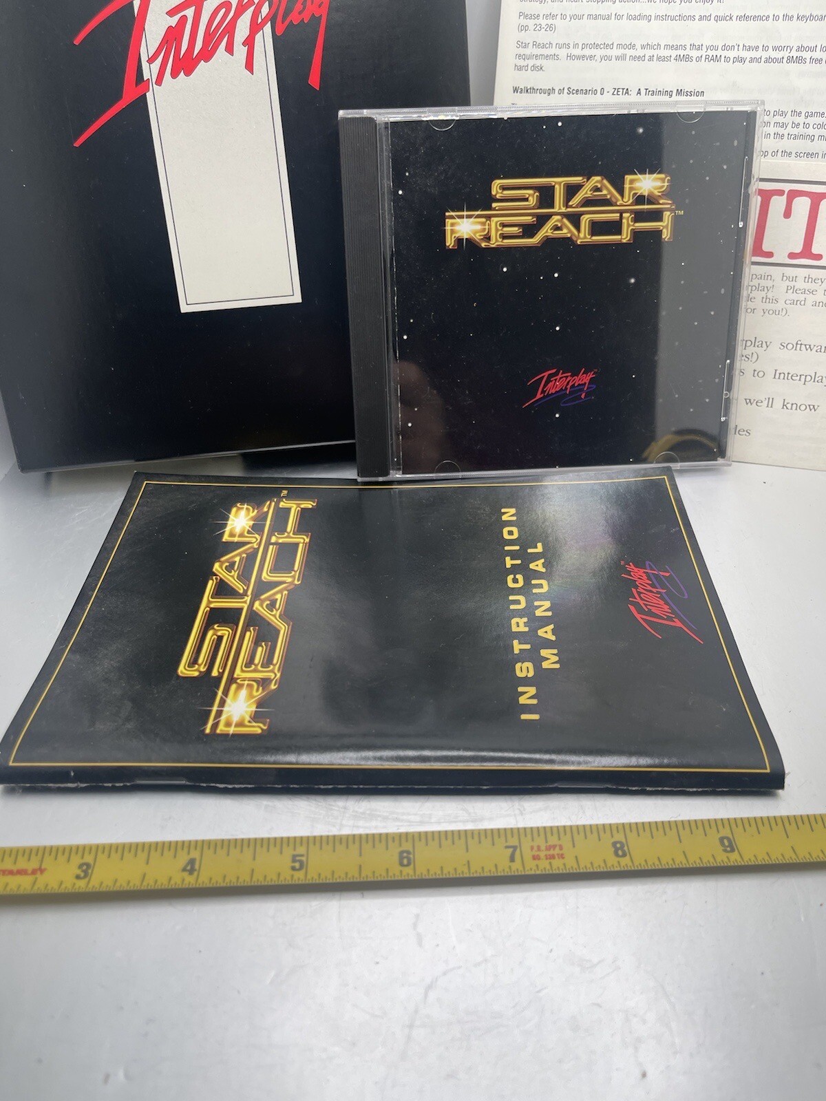 Star Reach PC Interplay CD Game CD ROM DOS Version