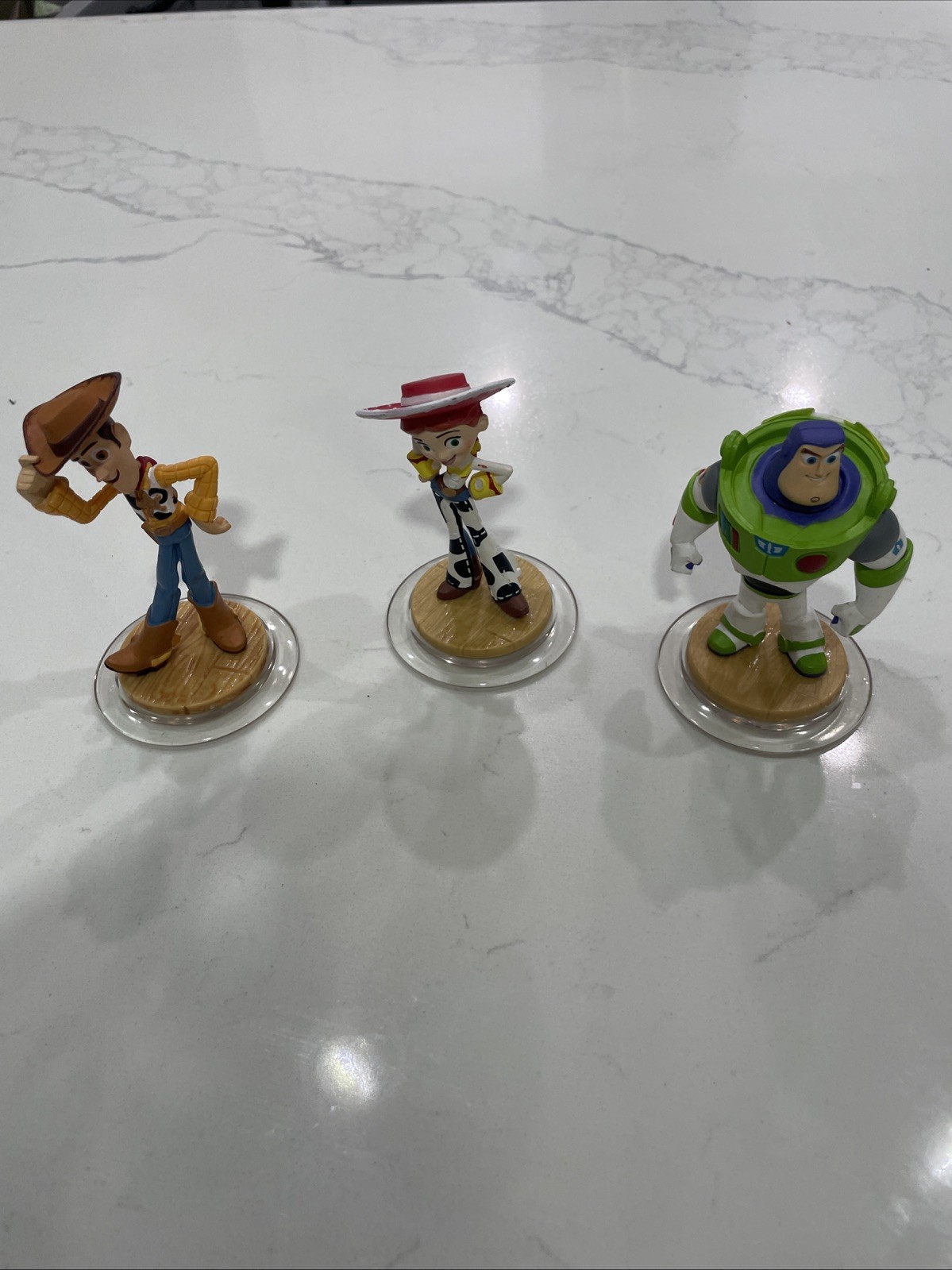 🎮 Disney Infinity Toy Story Figure Lot Woody, Jessie & Buzz Lightyear Set of 3