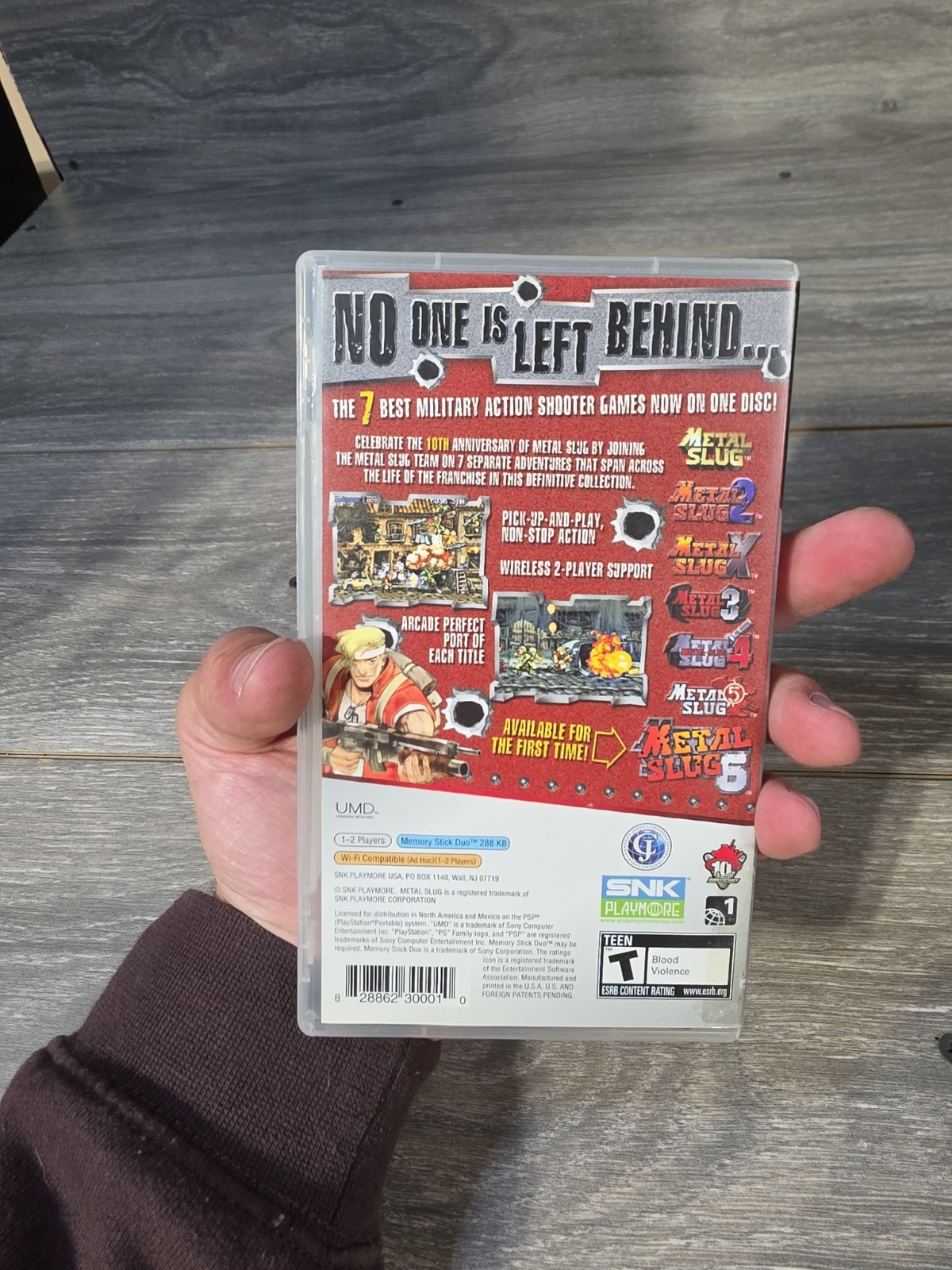 Metal Slug Anthology (Sony PSP, 2007) CIB Complete In Box- Tested And Working