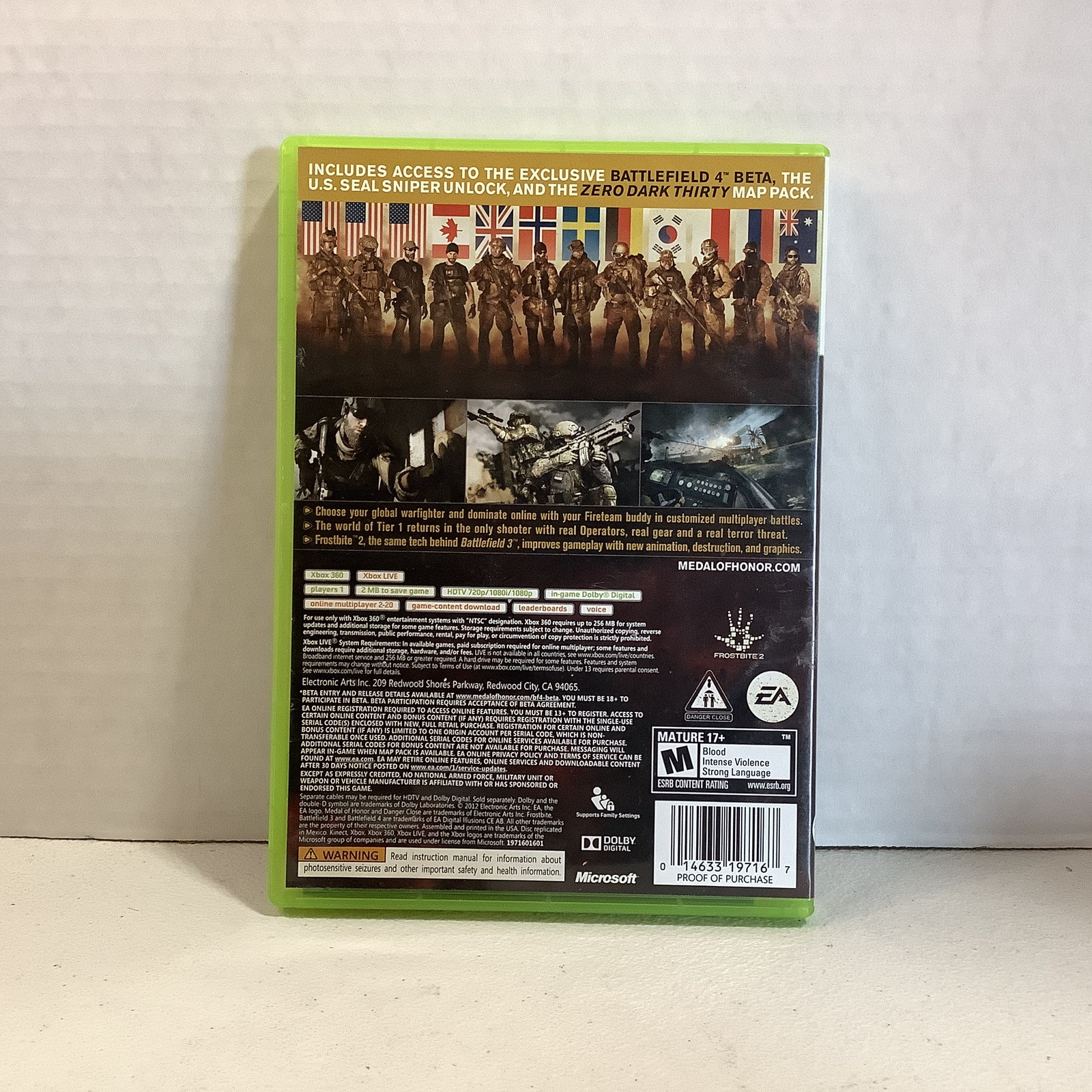 Medal Of Honor: Warfighter-Limited Edition W/Manual) Comb. Ship $1 per Mult