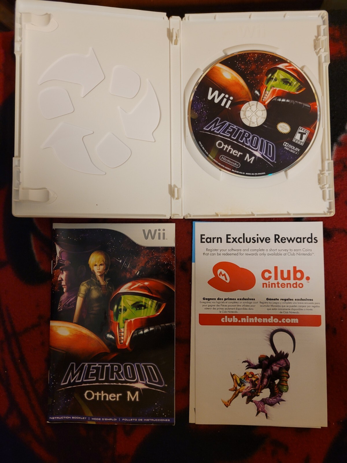 Nintendo Wii,Two Game Lot (Super Monkey Ball: Banana Blitz and Metroid: Other M)