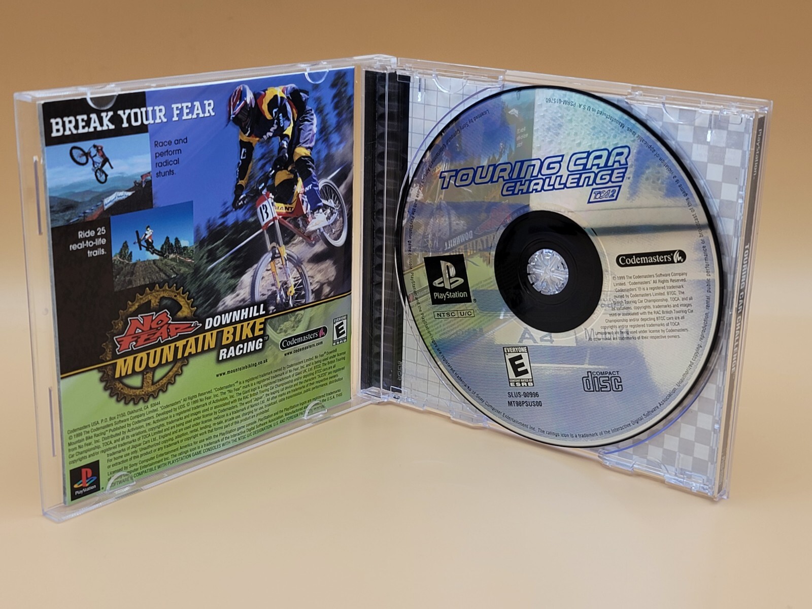 TESTED TOURING CAR CHALLENGE TOCA 2 PLAYSTATION 1 PS1 RARE BLACK LABEL COMPLETE