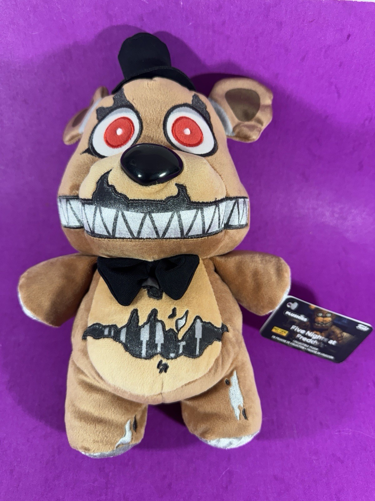Funko Five Nights At Freddy’s Nightmare FREDDY Plush Hot Topic Exclusive 10”
