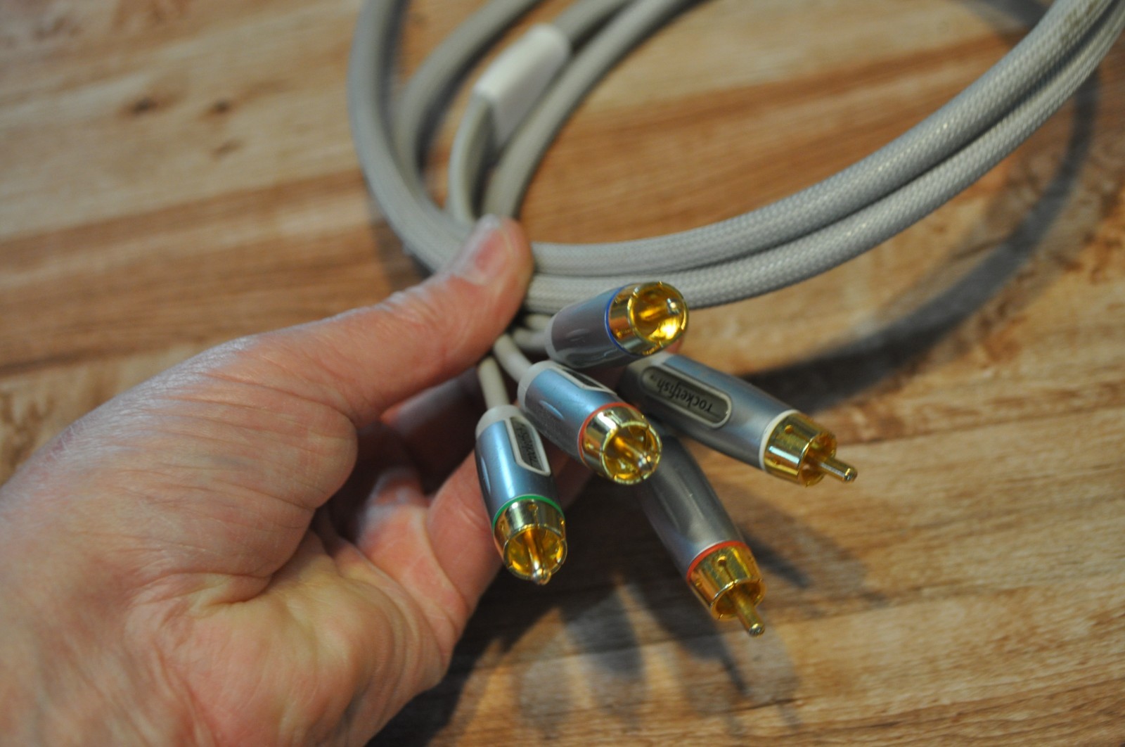 Nintendo Wii Component AV Cable HD 5 RCA HDTV Video Audio 480p Rocket VGC
