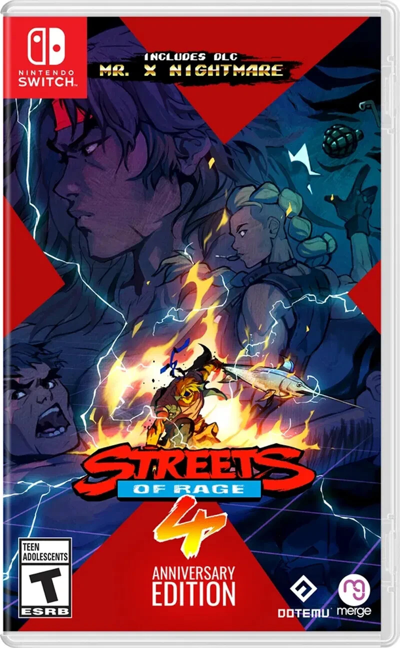 Streets of Rage 4 [Anniversary Edition] Switch Brand New Game (2021 Beat ’em Up)
