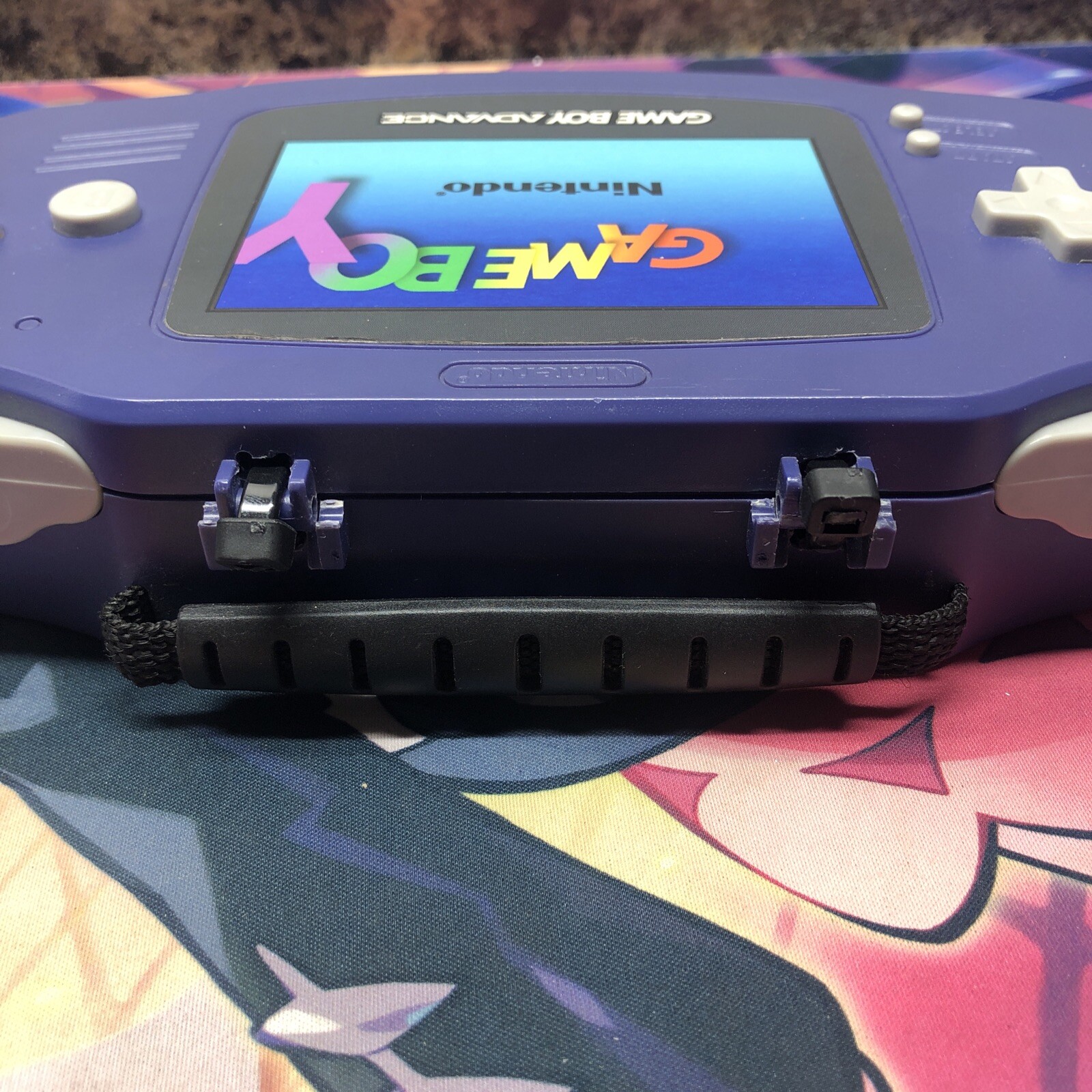 RARE Game Boy Advance Hard Shell Carrying Case 2002 ALS – Indigo Purple #ML