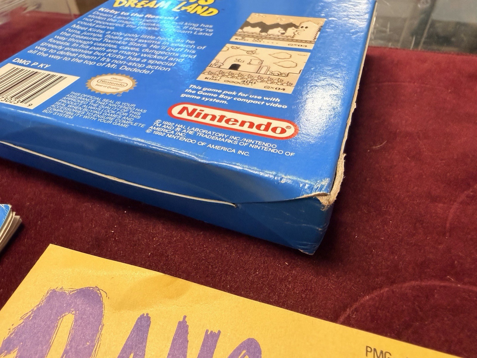 Kirby’s Dream Land Nintendo Game Boy Authentic Complete in Box & Manual Tested