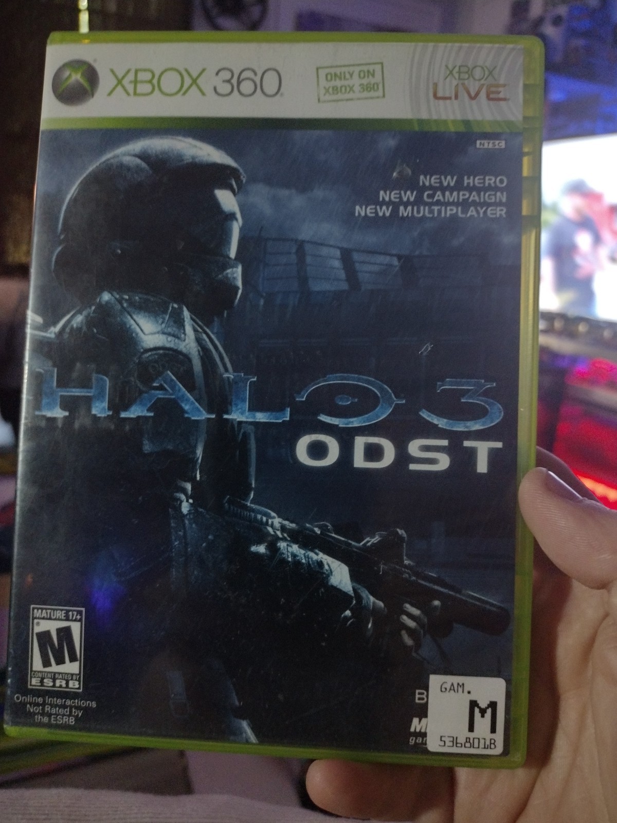 Microsoft Halo 3: ODST Halo Series Shooter Multiplayer M NTSC-U/C Xbox 360