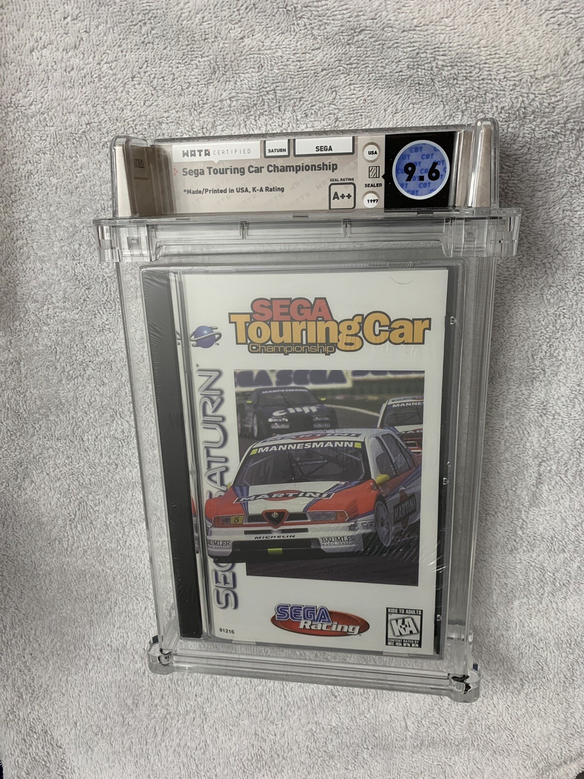 Sega Touring Car Championship Saturn WATA no VGA 9.6 A++ RARE Racing Sealed NEW