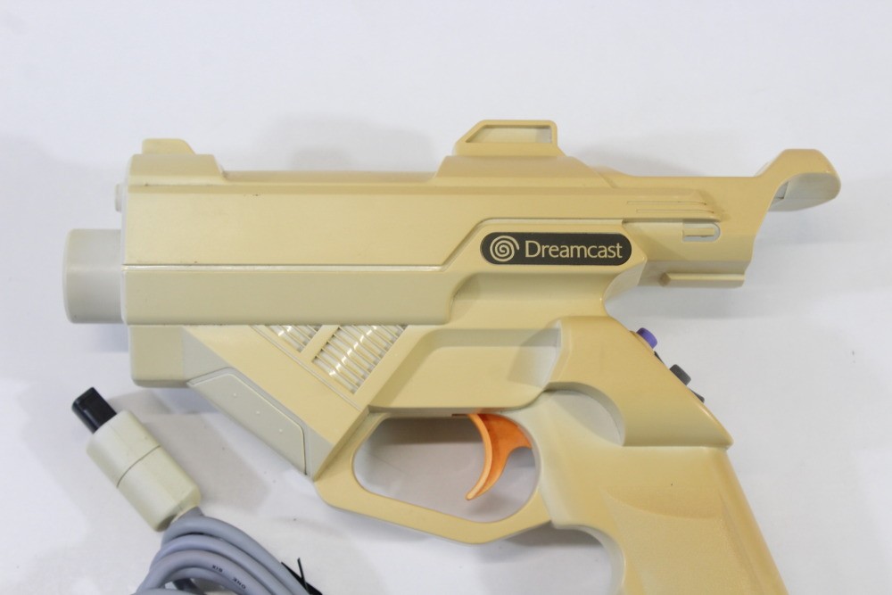 SEGA Dreamcast Light Gun Controller HKT-7800 OEM US Seller Discolor Cos.Damage