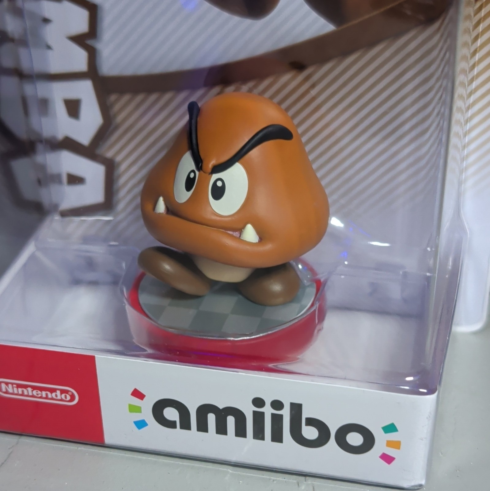 Nintendo amiibo Goomba Figure Super Mario Series Sealed NVL-C-ABAR-USZ