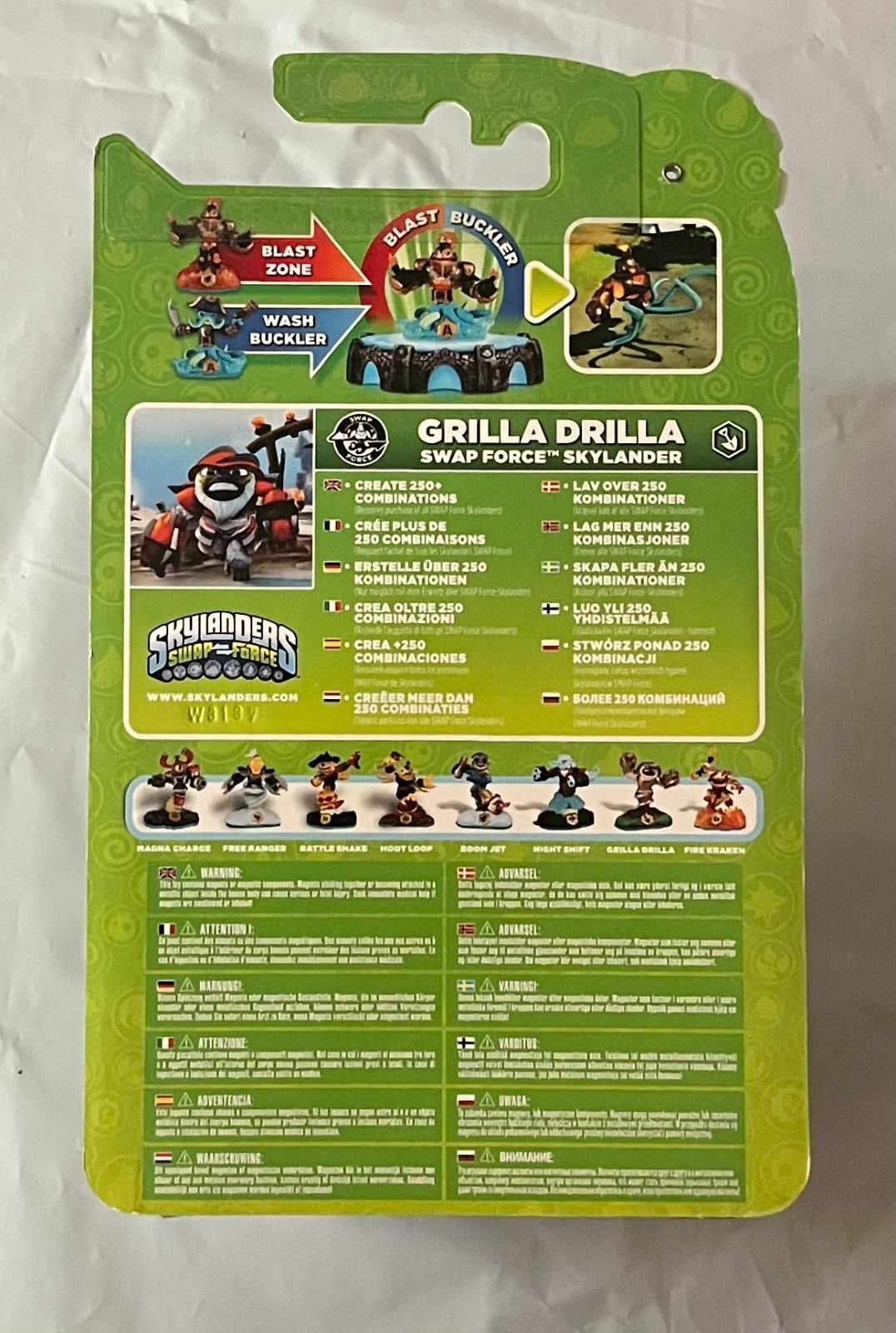 Skylanders Swap Force Grilla Drilla New In Box NIB