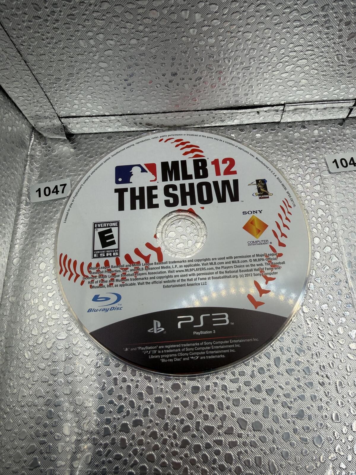 MLB 12 The Show for PlayStation 3 PS3 Blu-ray Disc