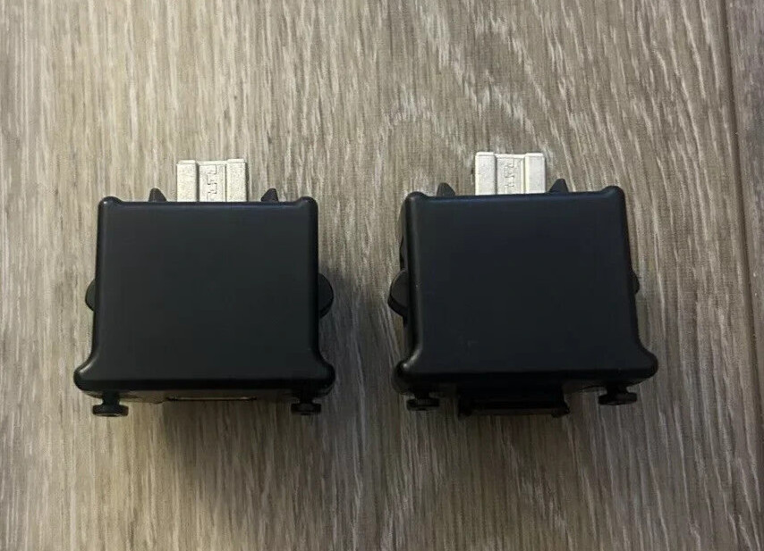 2 Official Genuine Nintendo Wii Motion Plus Adapter OEM MotionPlus Sports Black