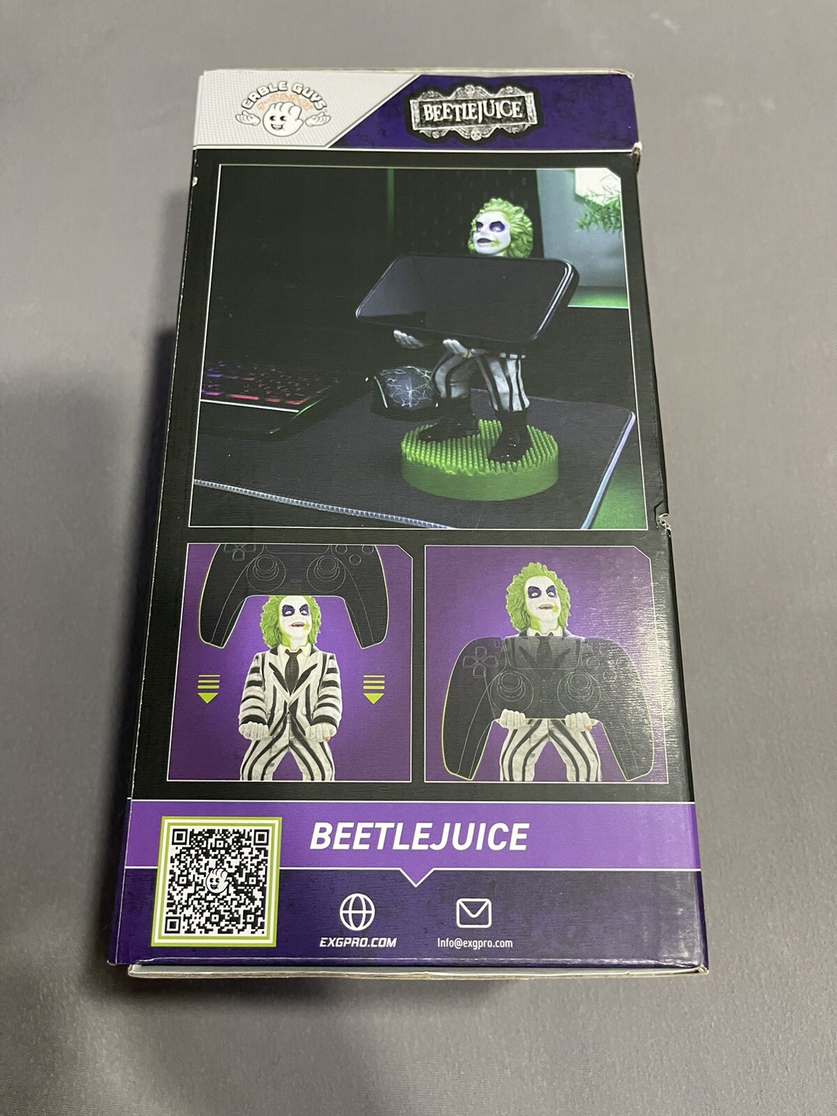 Beetlejuice Playstation XBOX Controller Stand Cable Guys Exgpro New
