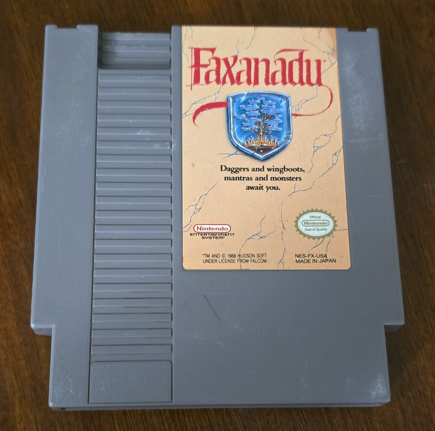 Nintendo Faxanadu for Nintendo NES Game Cartridge NTSC-U/C (US/Canada)