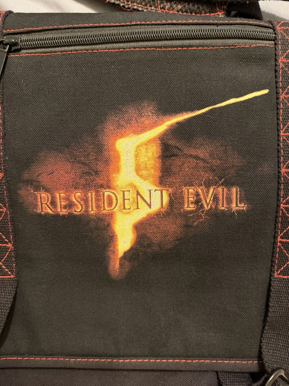 Resident Evil Capcom Collectors Edition Messenger Bag Black & Red 14 x 11 inches