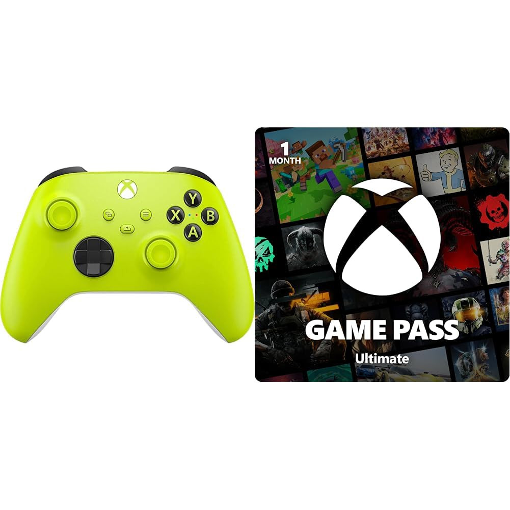 Starter Bundle – Includes Wireless Gaming Controller Game Pass Ultimate – 1 Mont