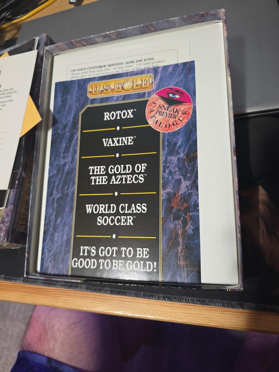 THE GOLD OF THE AZTECS GAME By US GOLD For Amiga 500 2000 CIB