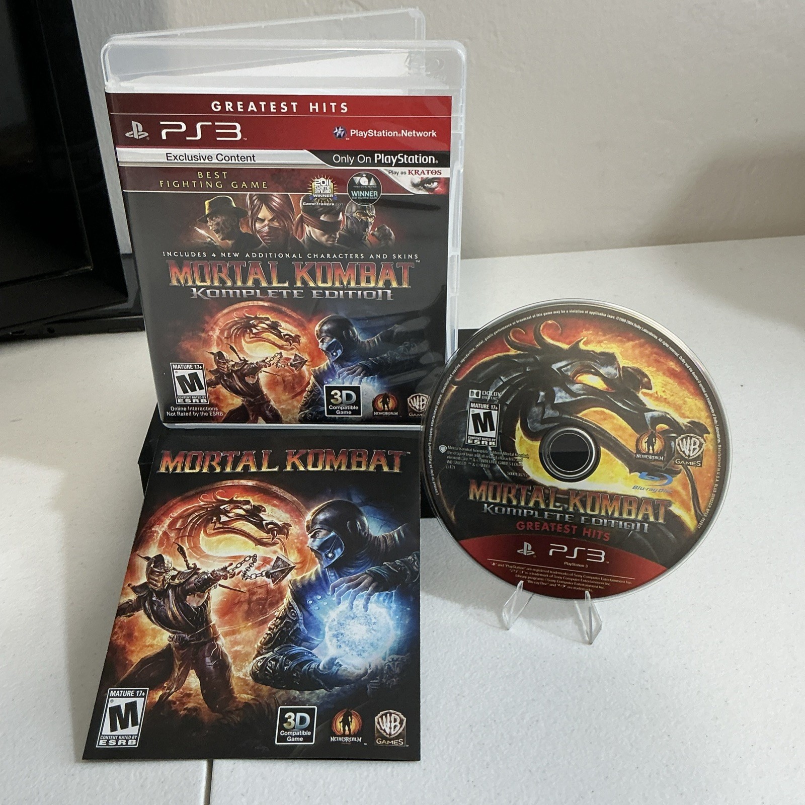Mortal Kombat Komplete Edition (Greatest Hits) PS3 CIB