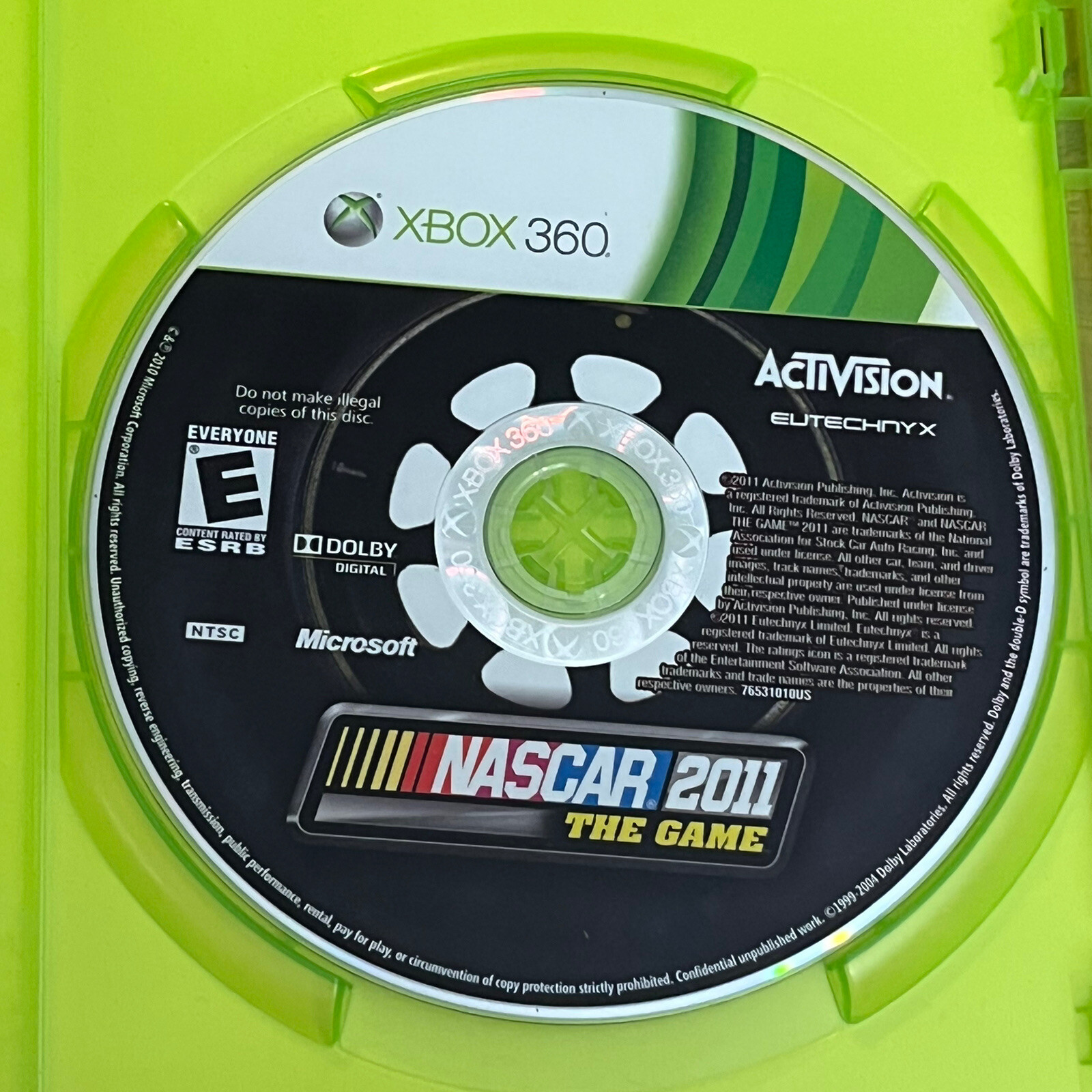 NASCAR The Game 2011 (Microsoft Xbox 360, 2011)