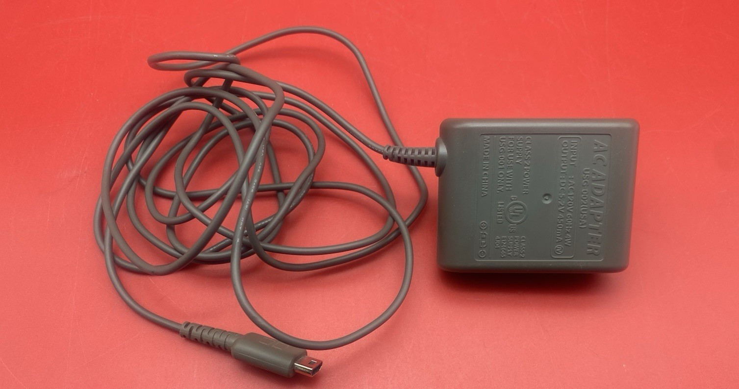 Nintendo DS Lite Wall Charger OEM Official AC Adapter Power USG-002
