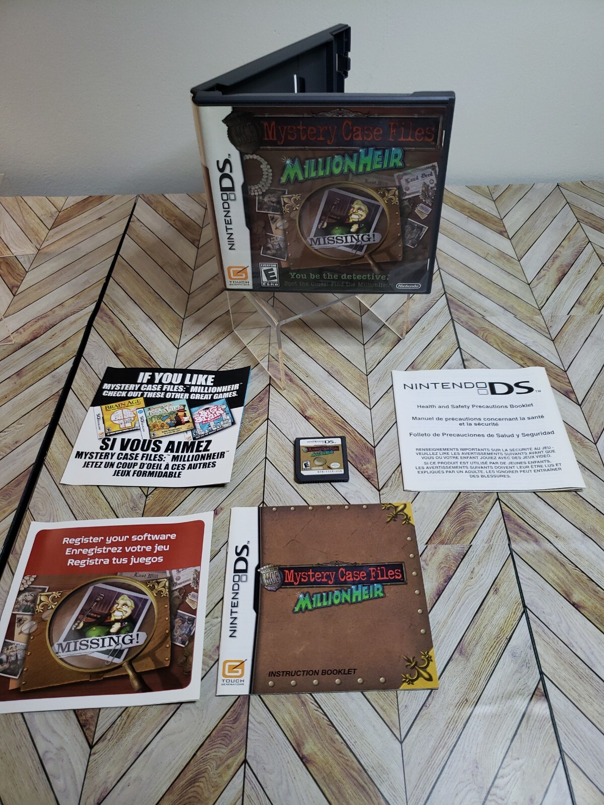 Mystery Case Files: MillionHeir (Nintendo DS) 3DS 2DS DSi XL