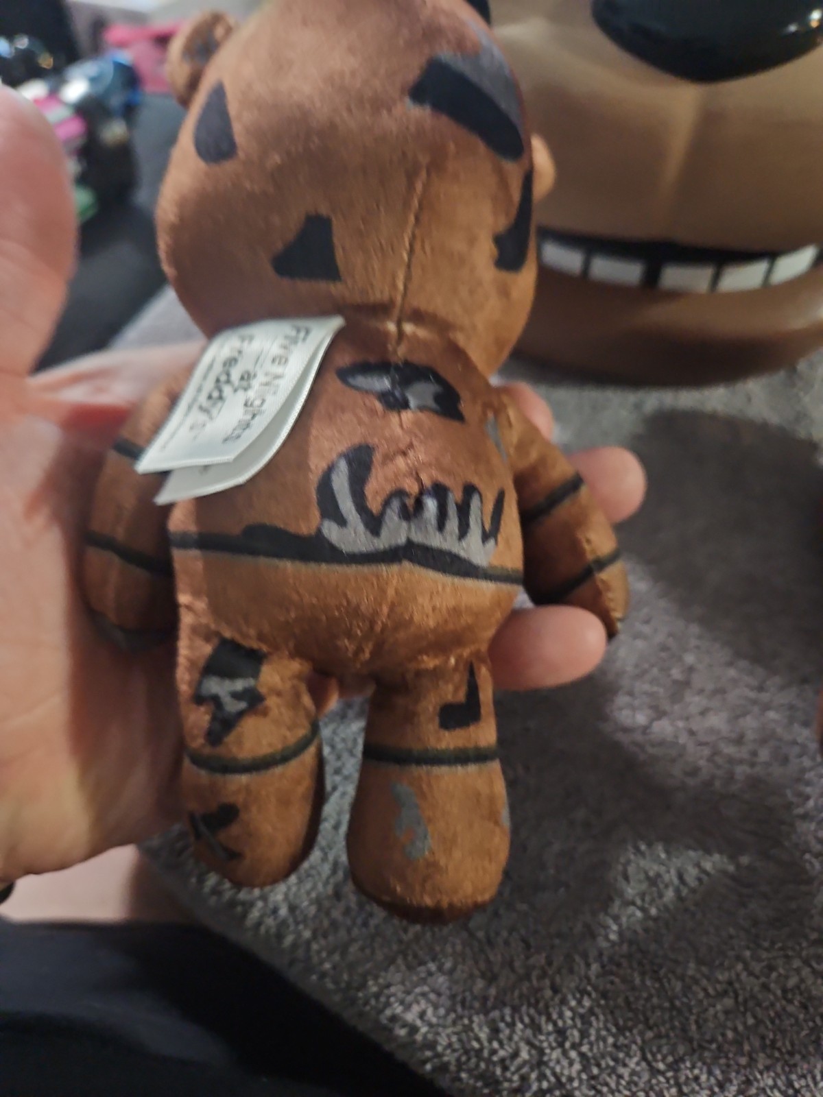 Five Nights At Freddy’s 10th Anniversary Animatronic Talking Freddy Head WORKS