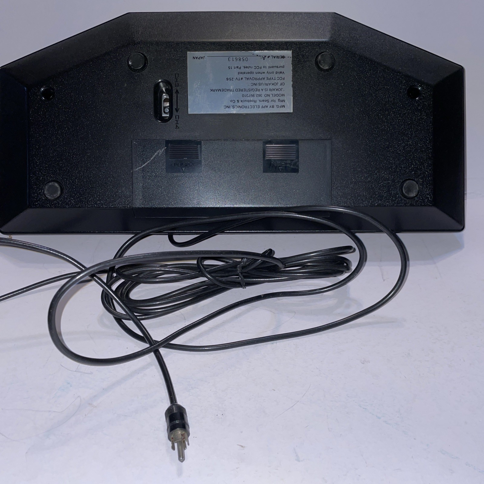 Sears Tele-Games Sports Center Console VTG 1977 Jokari Lights Up When Turned On
