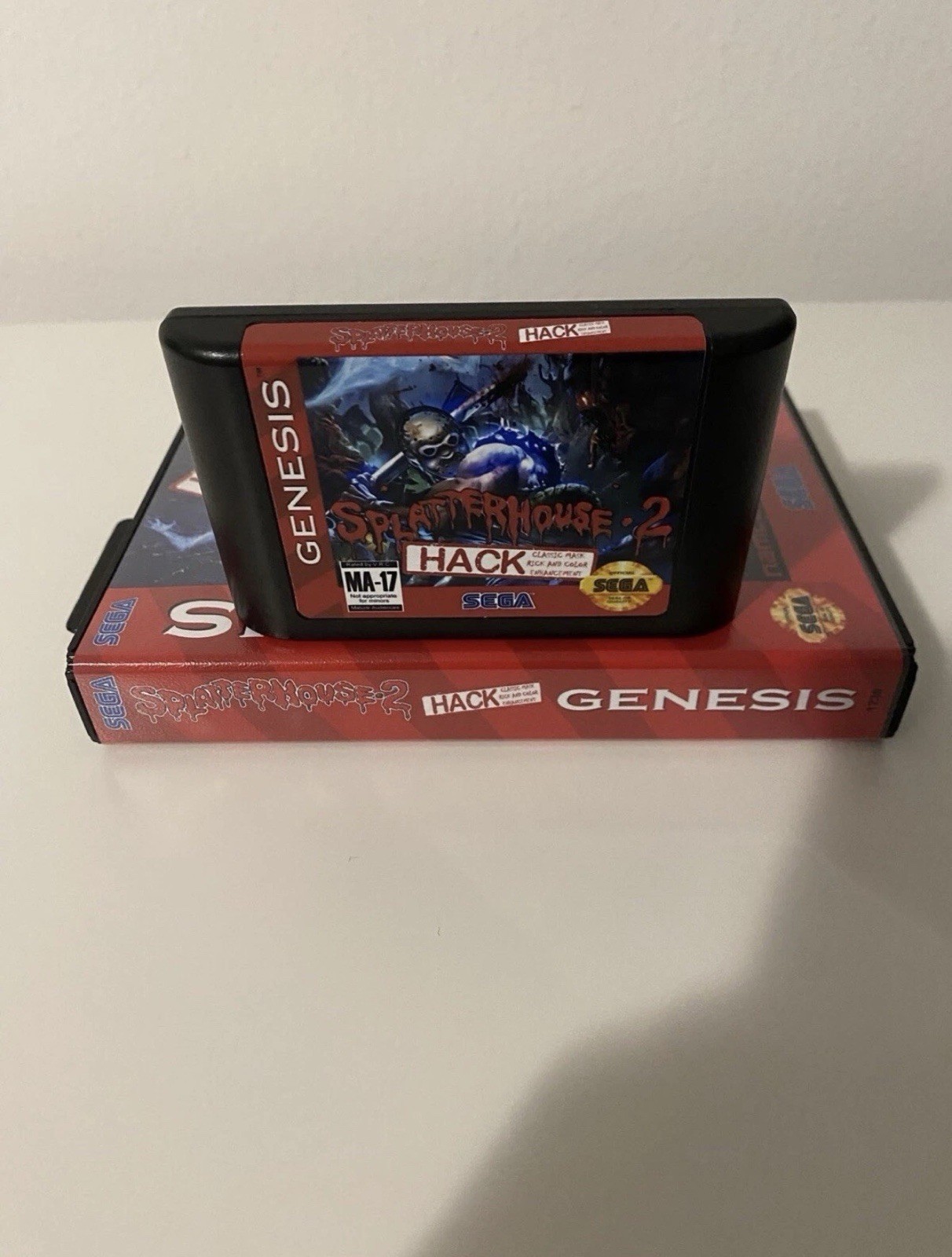 Splatterhouse 2 Classic Rick And Enhanced Colors (Sega Genesis)
