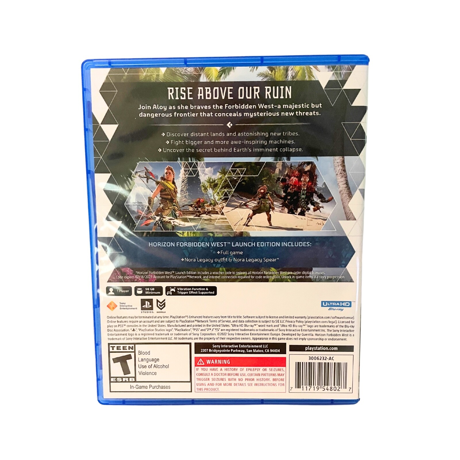HORIZON FORBIDDEN WEST LAUNCH EDITION – SONY PLAYSTATION 5 **NEW**