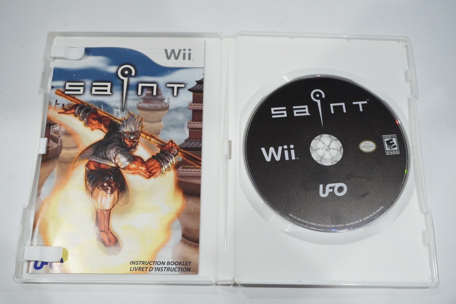 Saint Nintendo Wii 2009 Video Game by UFO Interactive TESTED COMPLETE w/ MANUAL