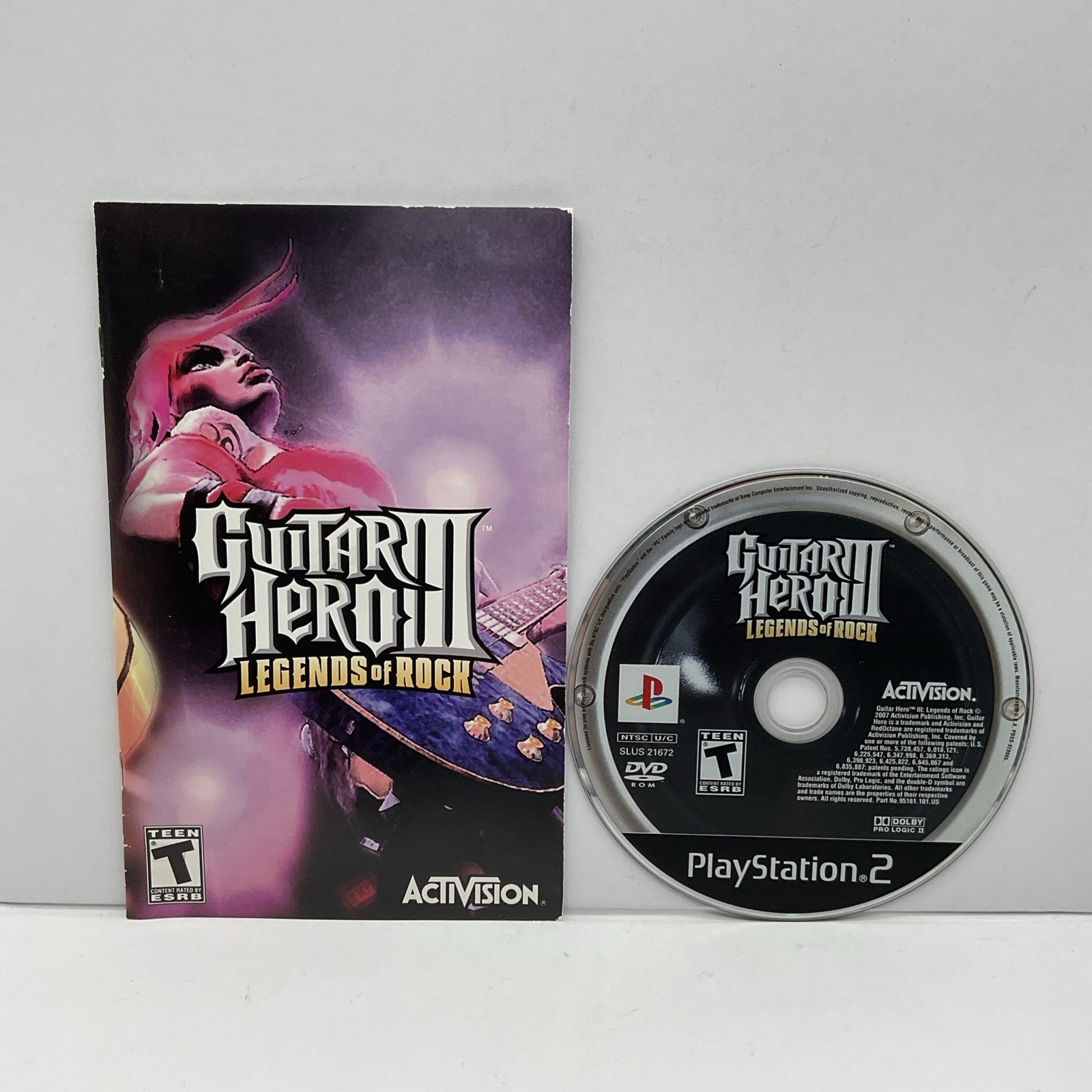 Guitar Hero 3 (PS2) Tested & Complete|Excellent|1 YR Warranty|Free Ship|CIB