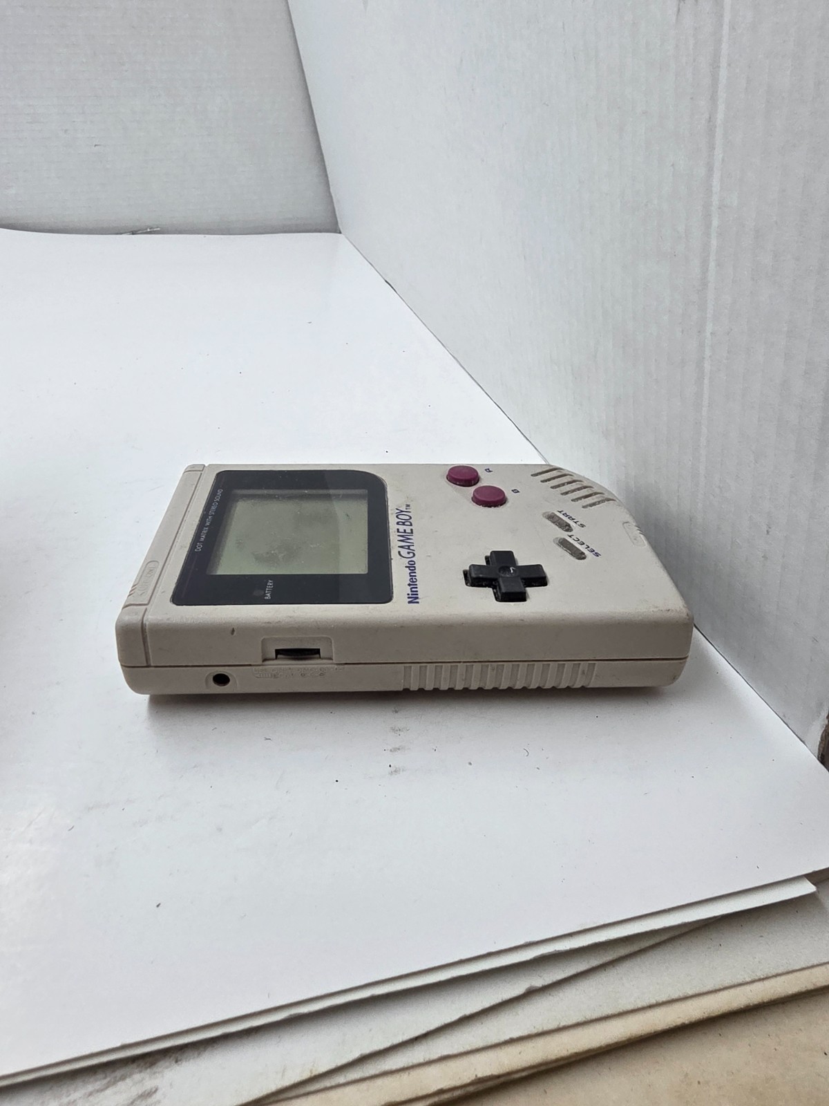 Gameboy Original DMG-01 Console For Parts/Repair ONLY Powers On Needs NEW LCD A9
