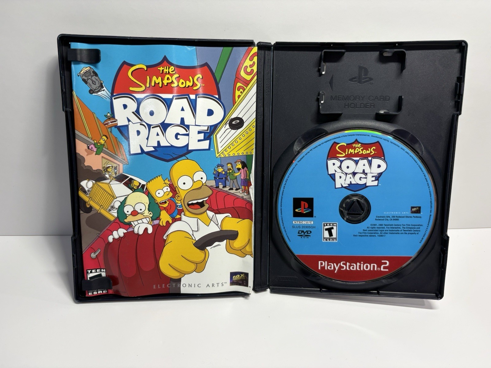 The Simpsons Road Rage (Sony PlayStation 2) PS2 Complete w/Manual