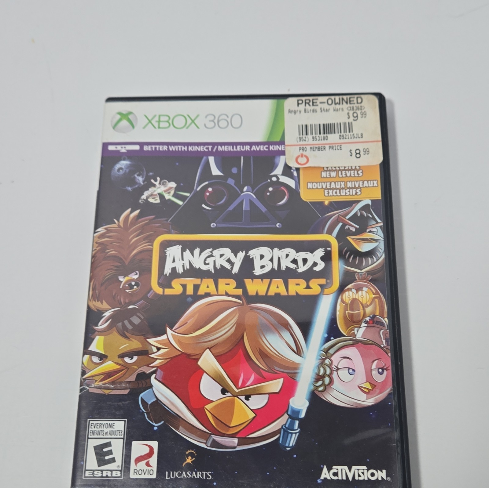 Activision Angry Birds Star Wars Xbox 360 (2013) E NTSC-U/C Better w/Kinect