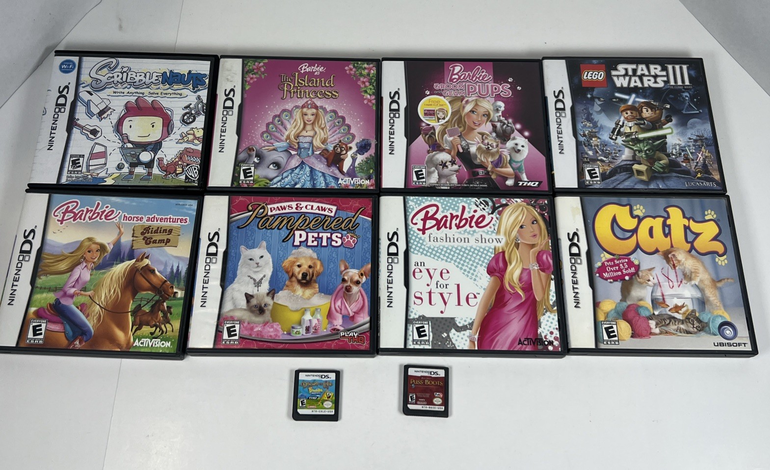 Nintendo DSi Console Japan Tested Working w/ Stylus -10 games