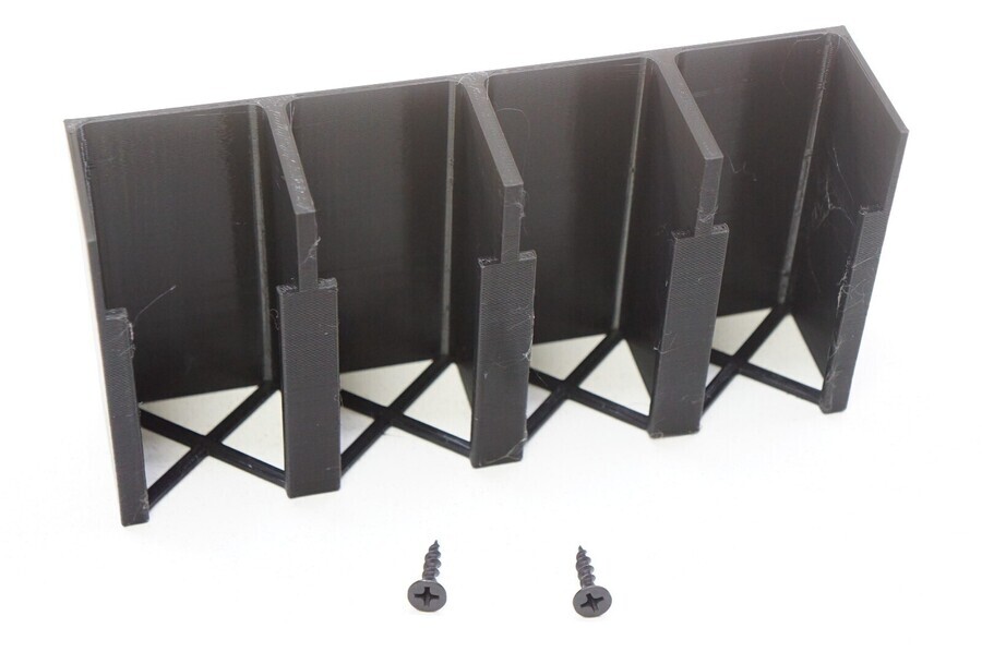 Wall Mount Stand Display for Wii Remote Controller (Holds 4!) WiiMote, Joystick