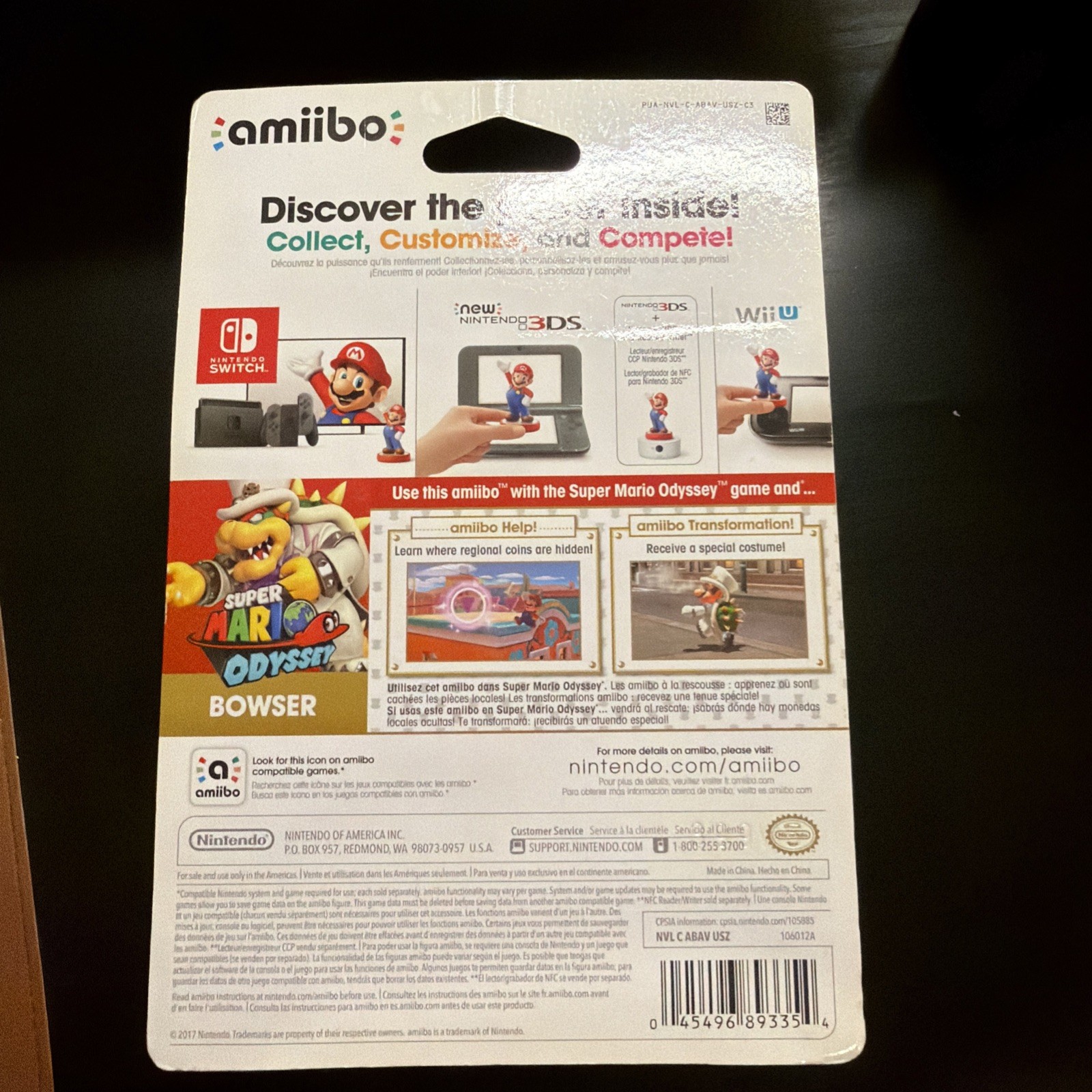 Super Mario Odyssey Amiibo – Bowser Wedding Outfit Wii U, Nintendo Switch